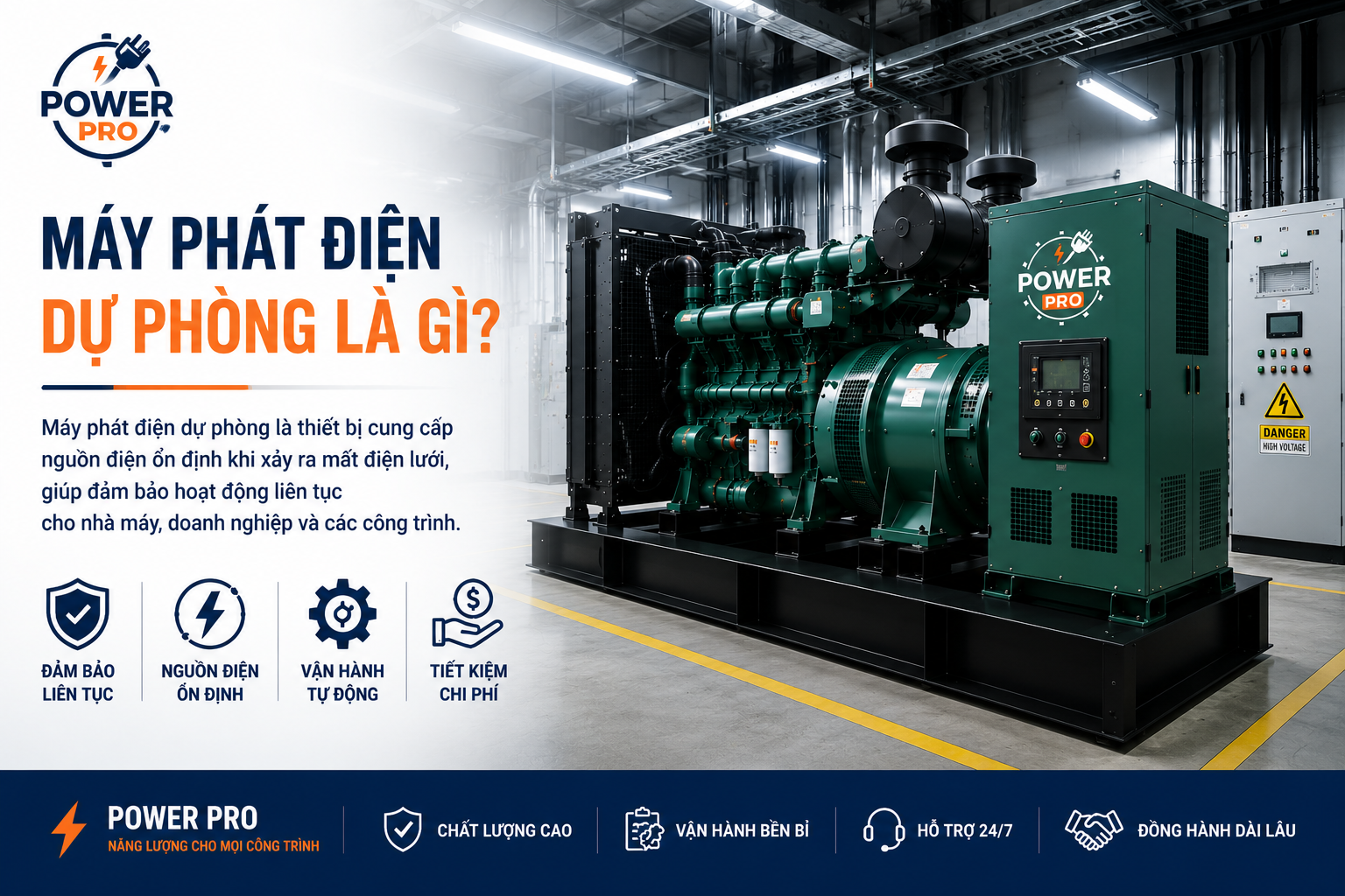 Máy phát điện dự phòng là gì?