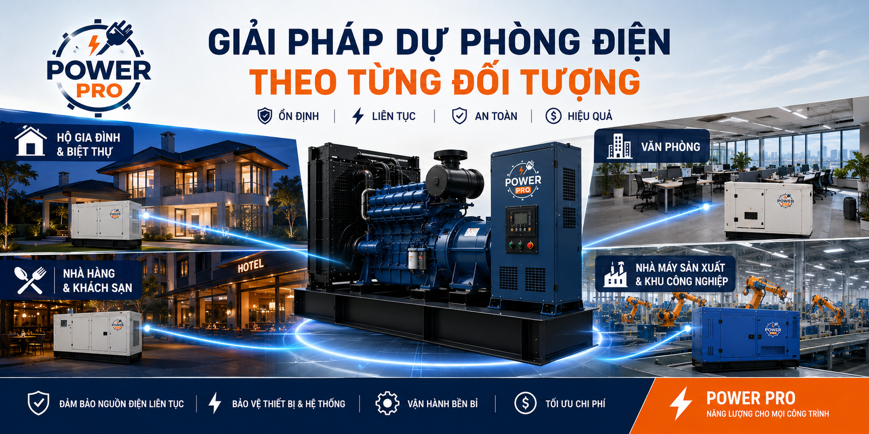 Giải pháp dự phòng theo từng đối tượng