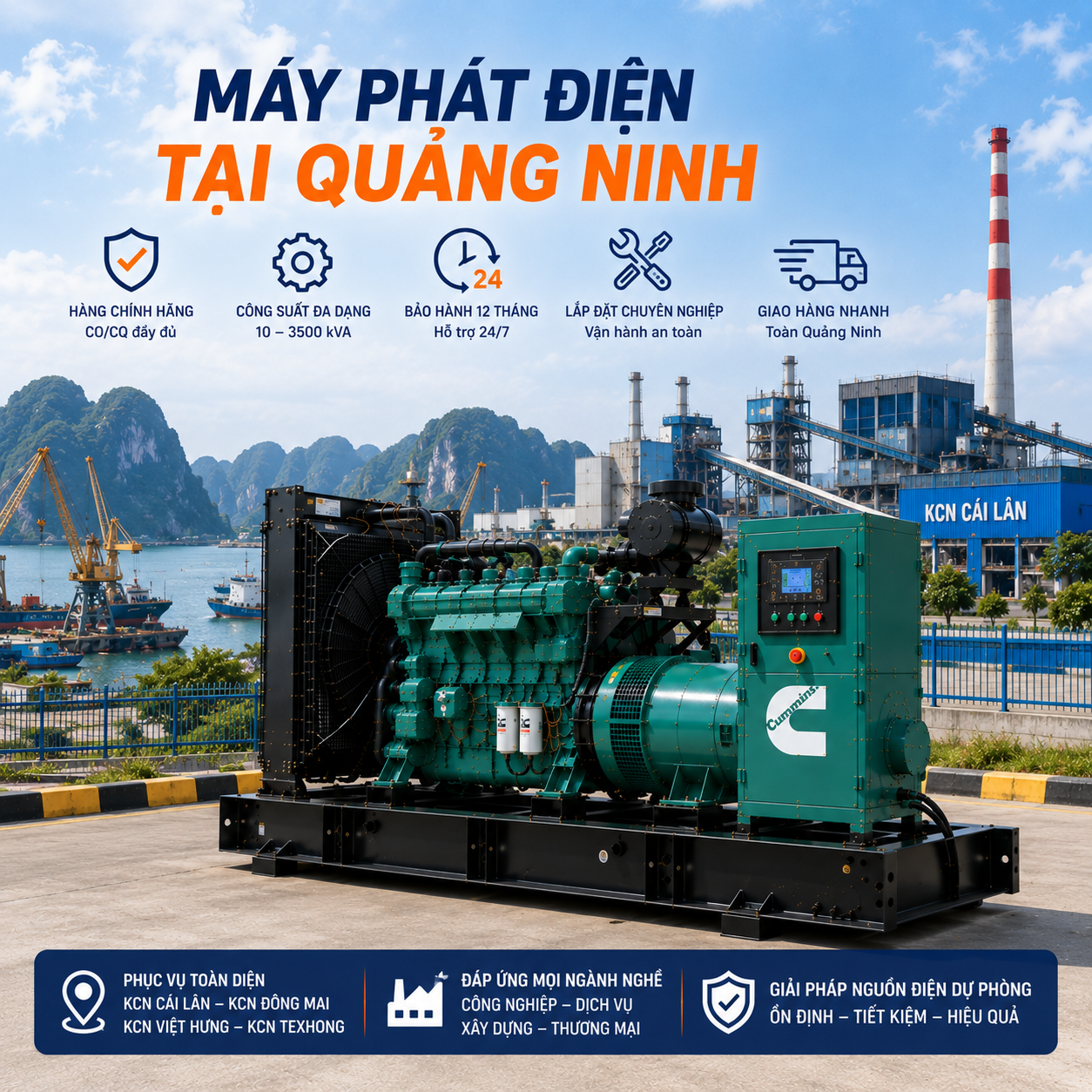 Máy Phát Điện Tại Quảng Ninh | Power Pro