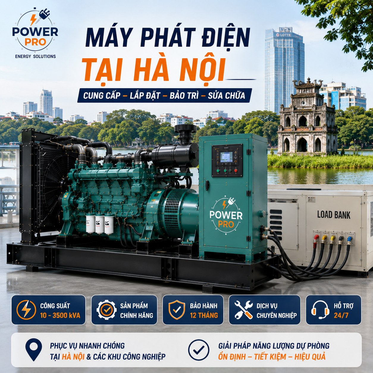 Máy Phát Điện Tại Hà Nội | Power Pro