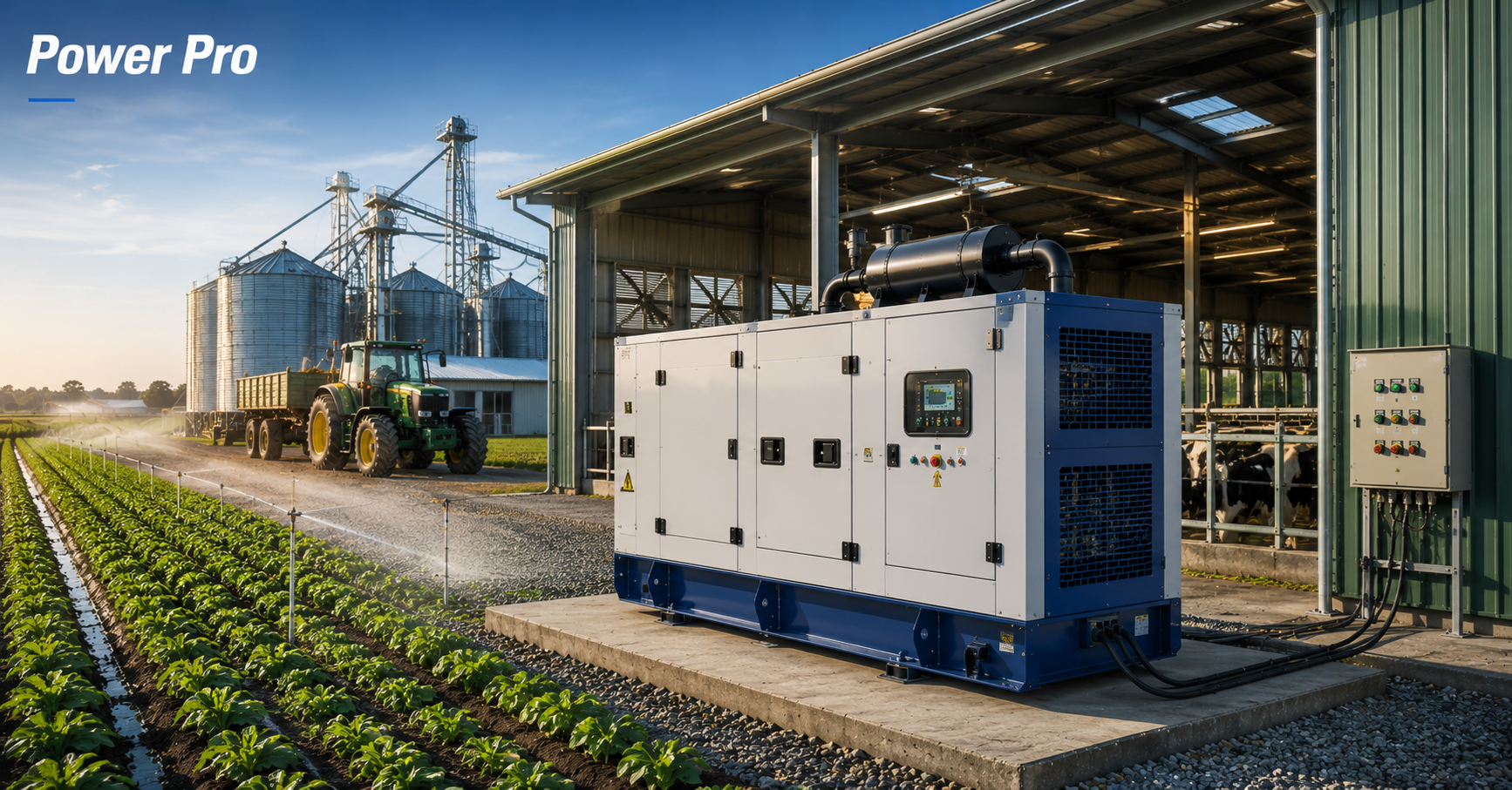 Máy Phát Điện Cho Trang Trại Nông Nghiệp Power Pro