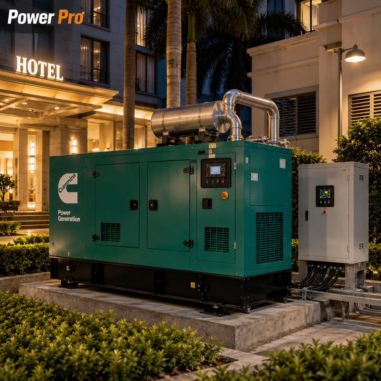 Máy Phát Điện cho Khách Sạn | Power Pro