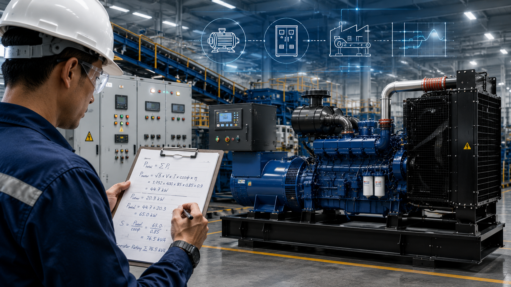 Cách chọn máy phát điện theo tải từ Power Pro