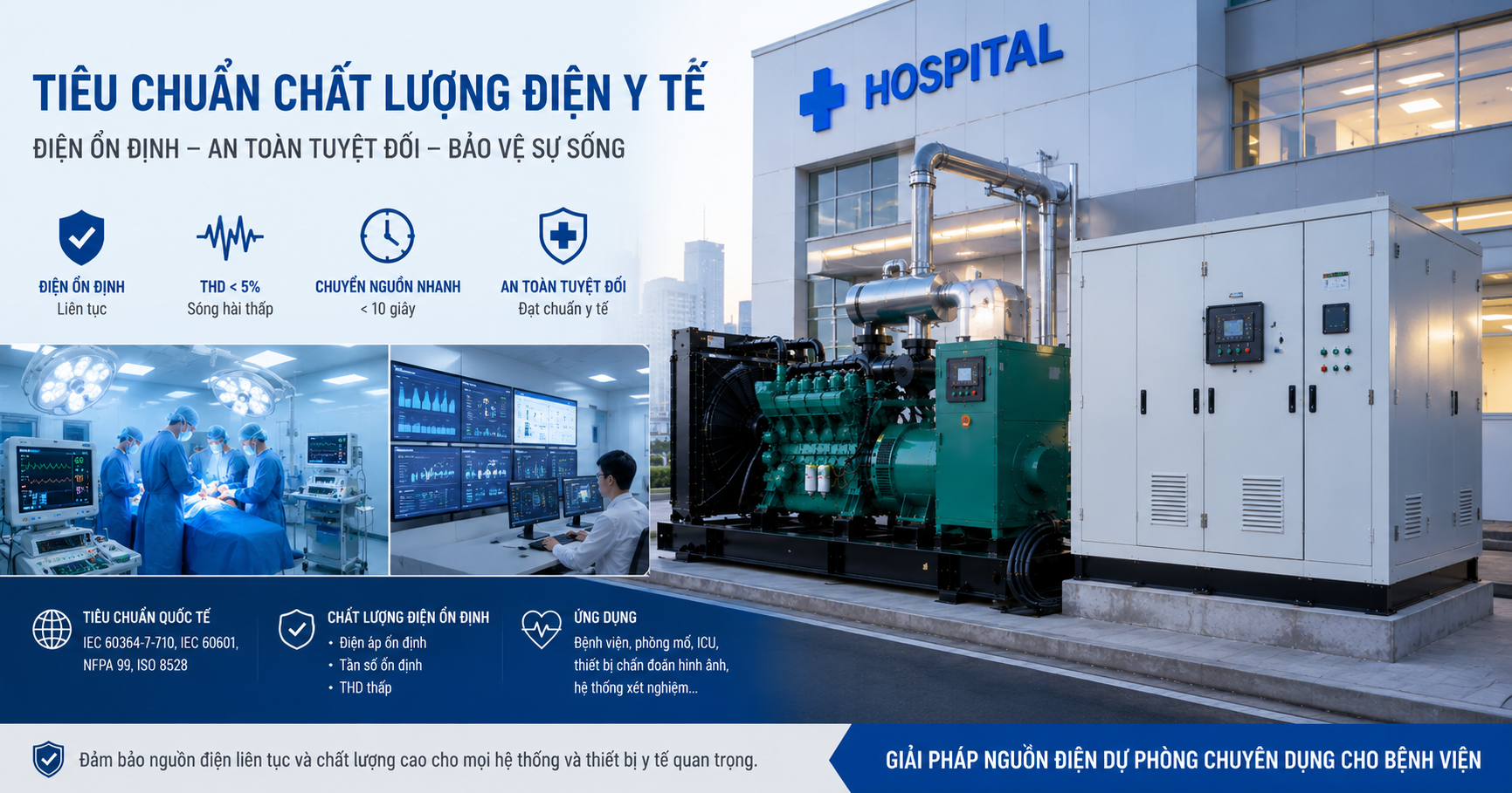 Tiêu chuẩn điện cho Y Tế | Power Pro