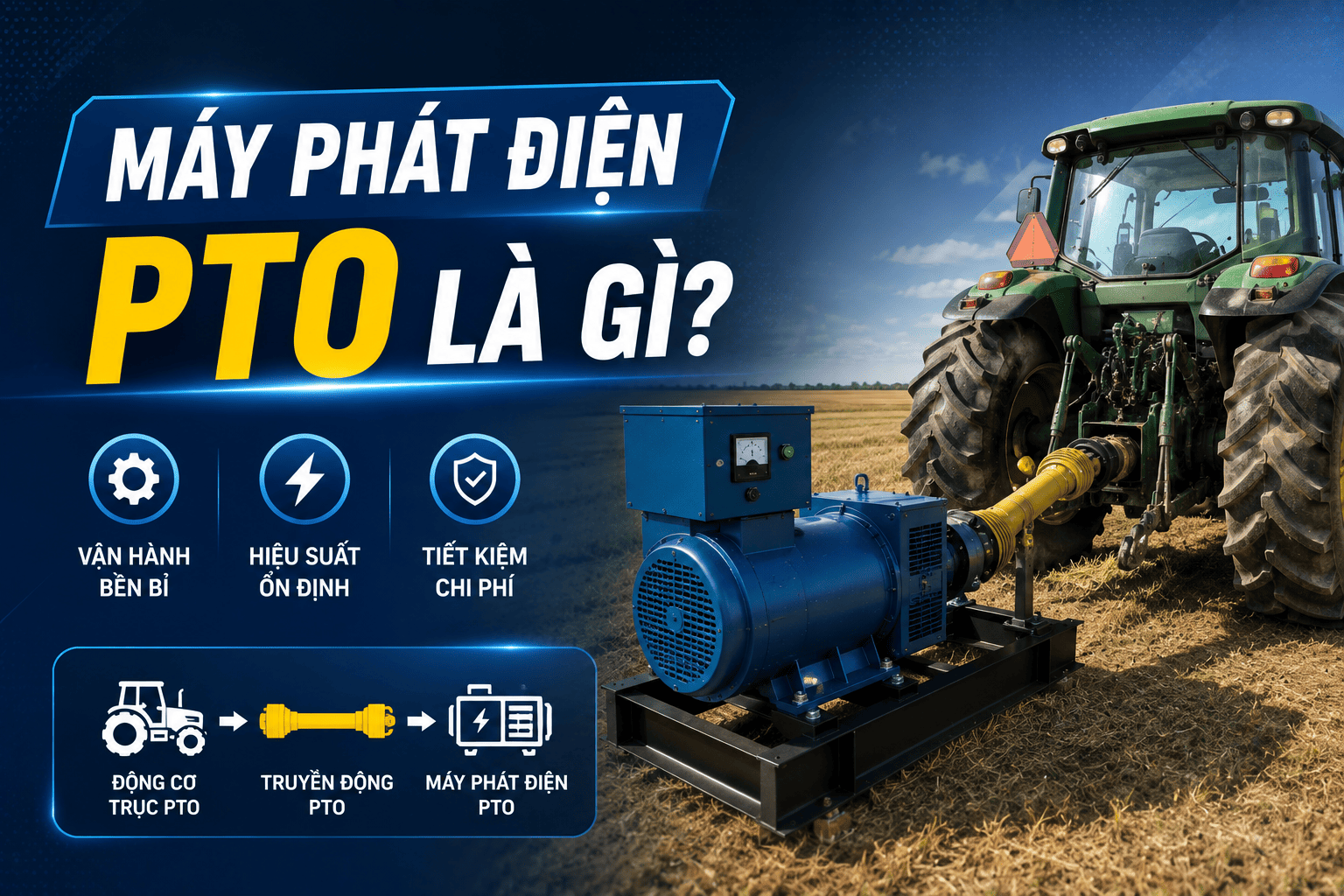 Máy phát điện PTO là gì?