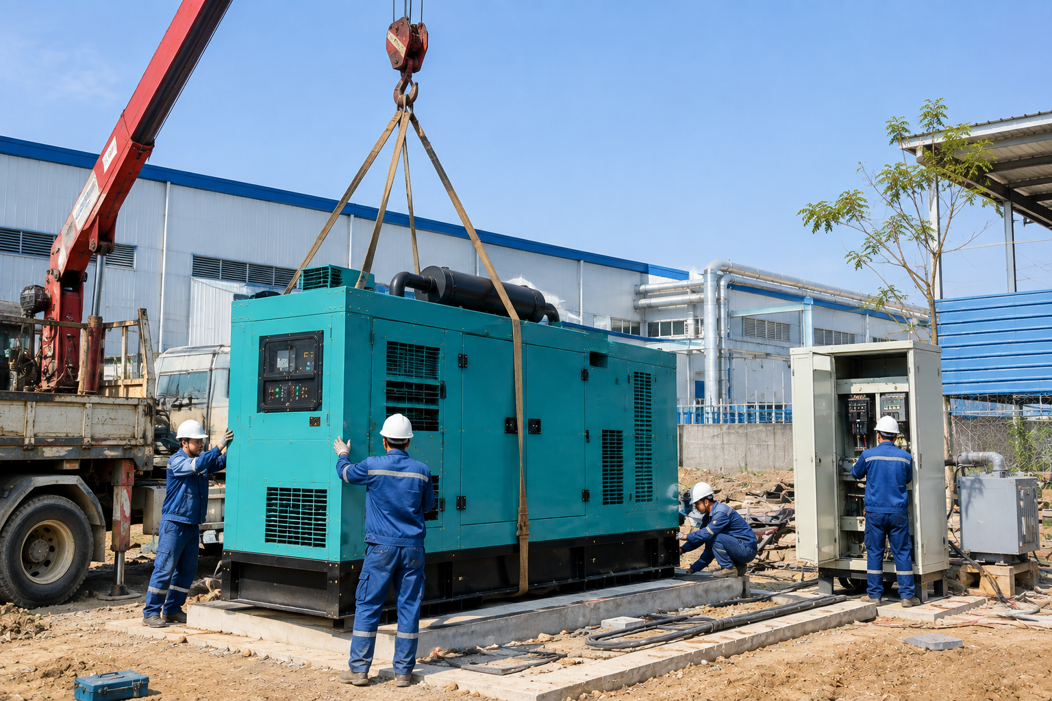 Tư vấn lắp đặt thuê máy phát điện