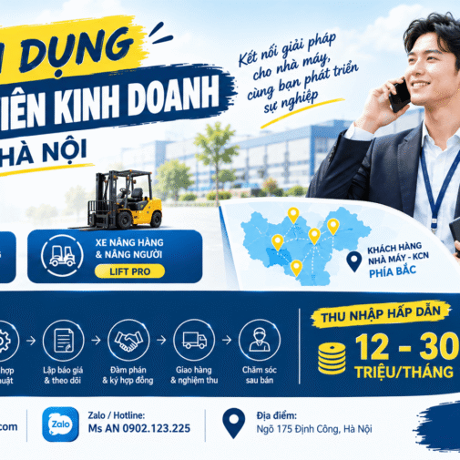 Tuyển Dụng Chuyên Viên Kinh Doanh Sico Power Pro