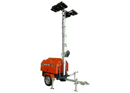 Tháp chiếu sáng kiểu xe kéo LED thủ công LD - hình 3
