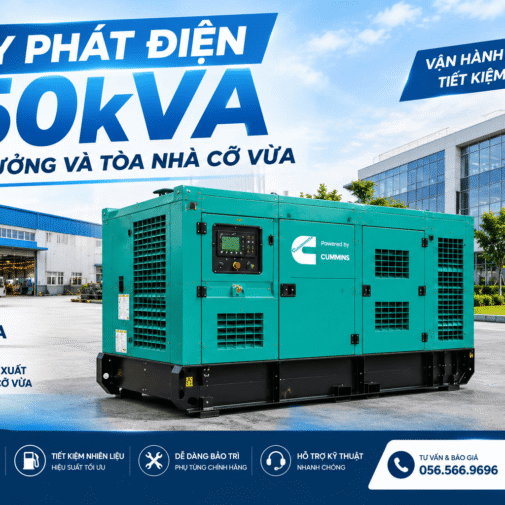 Máy Phát Điện 150kVA Cho Xưởng Và Tòa Nhà Cỡ Vừa