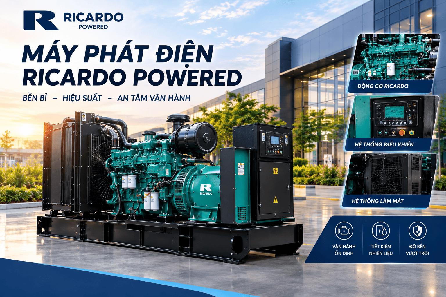 Máy Phát Điện Ricardo Powered | Power Pro