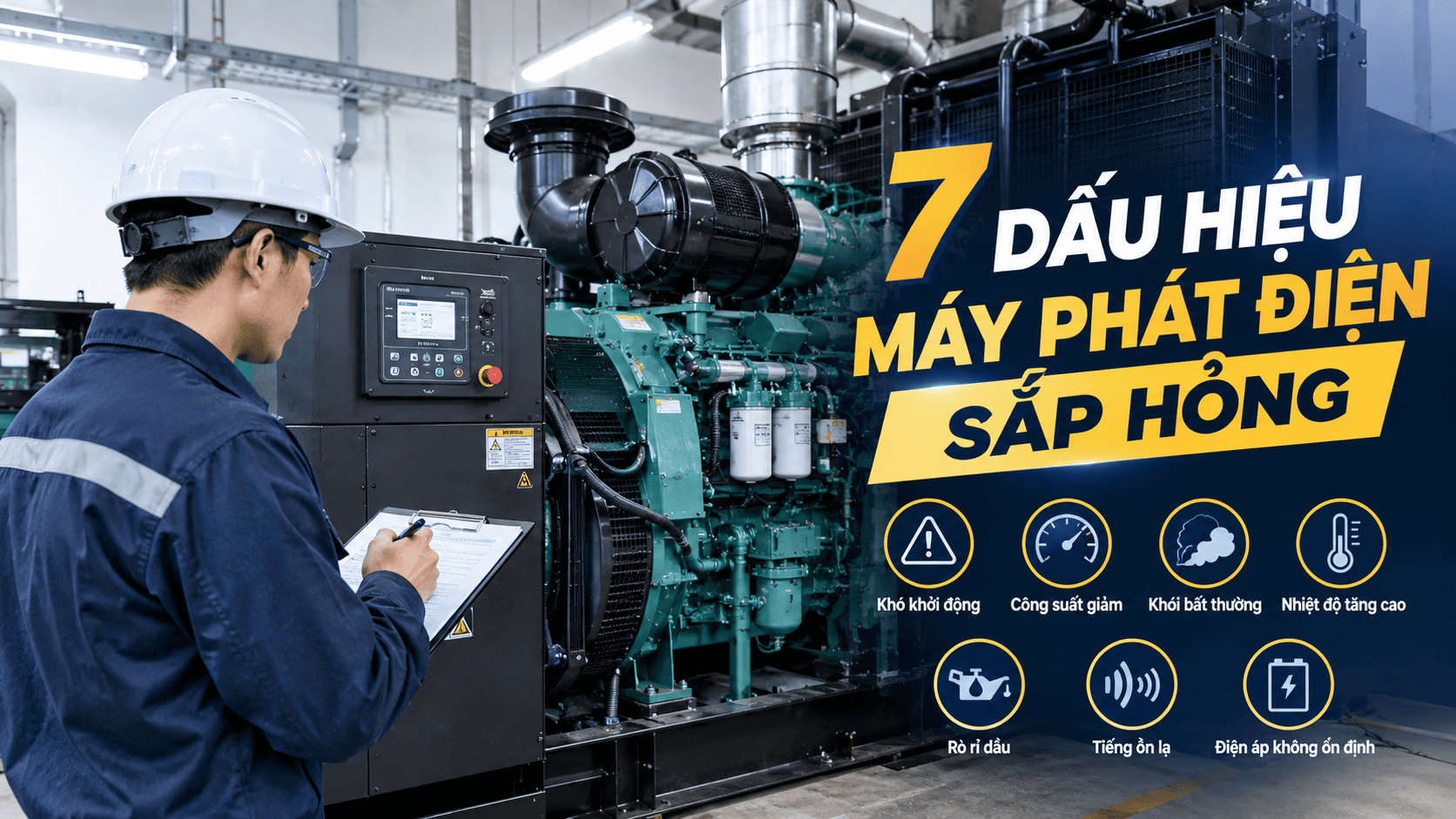 7 Dấu Hiệu Máy Phát Điện Sắp Hỏng