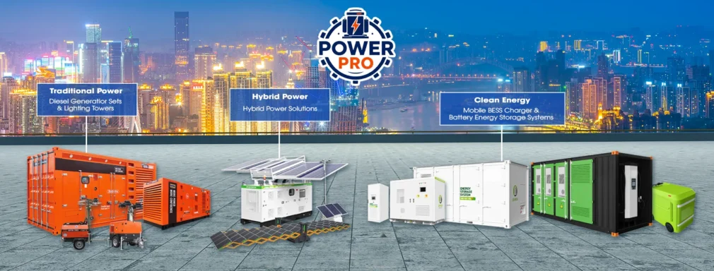 Máy phát điện công nghiệp chính hãng phân theo công suất - POWER PRO