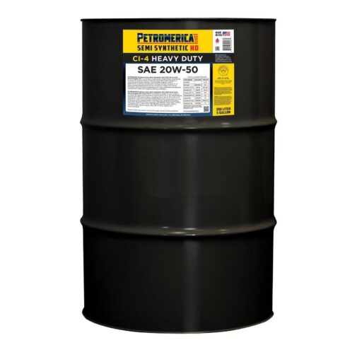 Dầu nhớt Petromerica Semi Synthetic HD SAE 20W-50 API CI-4 thùng 208 lít