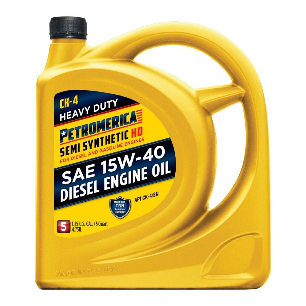 Dau nhot Petromerica Semi Synthetic HD SAE 15W-40 Dầu nhớt Petromerica Semi Synthetic HD SAE 15W-40 can 4,731 lít - Power Pro